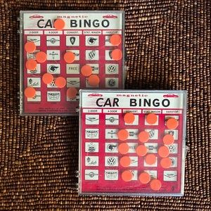 Vintage Magnetic Car Bingo EUC Classic